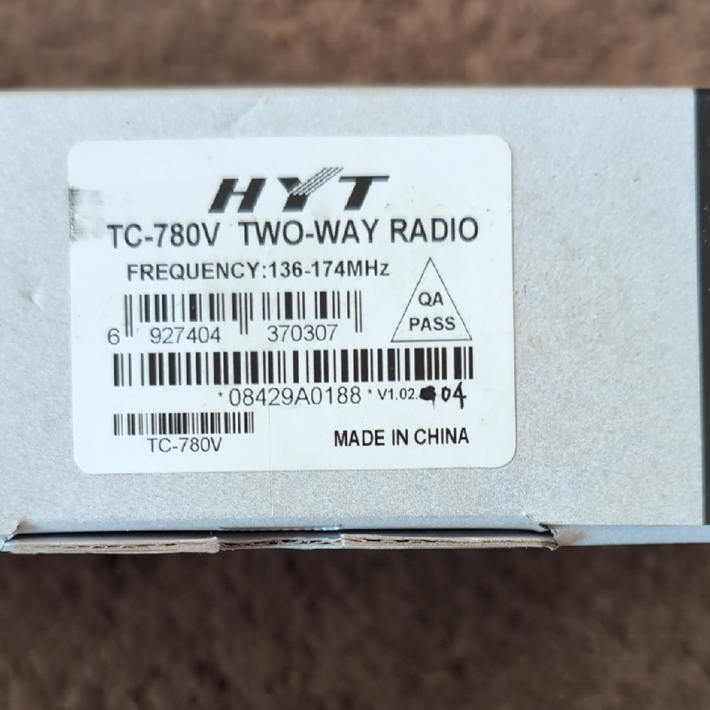 TC-780V Two-Way Radio - Silver